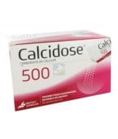 Calcidose 500, Poudre pour Suspension Buvable en Sachetcalcium - 60 Sachet(S) Aluminium Polyéthylène Kraft de 2500 Mg