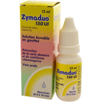Zymaduo 150 Ui, Solution Buvable en Gouttescholécalciférol + Fluor - Mylan