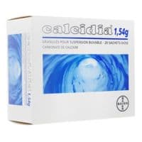 Calcidia 1,54 G, Granulé pour Suspension Buvable en Sachet-Dosecalcium - 20 Sachet(S) Aluminium Polyéthylène Papier de 5 G