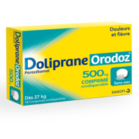 Dolipraneorodoz 500 Mg, Comprimé Orodispersibleparacétamol