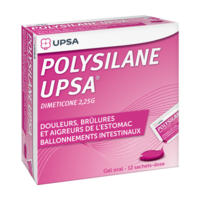 Polysilane Upsa Gel Oral en Sachet-Dose 12Sach/15Gdiméticone