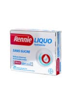 Rennieliquo Sans Sucre, Suspension Buvable Édulcorée à la Saccharine Sodique en Sachet-Dosehydrotalcite