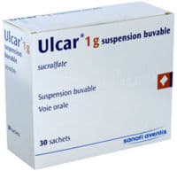 Ulcar 1 G, Suspension Buvable en Sachetsucralfate - 30 Sachet(S) Polyéthylène Aluminium Polyester de 5,8 G
