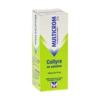 Multicrom 2 %, Collyre en Solutioncromoglicate de Sodium - 1 Flacon(S) Polyéthylène de 10 Ml