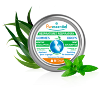 Puressentiel Respiratoire Gommes Menthe-Eucalyptus Respiratoire - 45 G