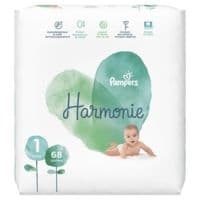 Pampers Harmonie Couche T1 Jumbo Paquet/68