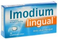 Imodiumlingual 2 Mg Lyophilisat Oral Plq/12Lopéramide Chlorhydrate