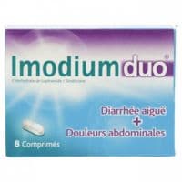 Imodiumduo, Comprimélopéramide + Diméticone