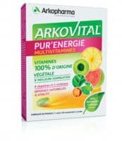 Arkovital Pur'Energie Multivitamines Comprimés Dès 6 Ans B/30 - Arkopharma