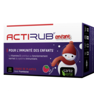 Santé Verte Actirub Sachets Enfants - Goût Framboise