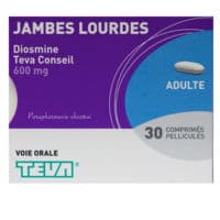 Diosmine Teva Conseil 600 Mg, Comprimé Pelliculédiosmine - Plaquette(S) Thermoformée(S) Pvc-Aluminium de 30 Comprimé(S)