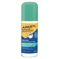 Apaisyl Répulsif Moustiques Emulsion Peaux Sensibles 90Ml