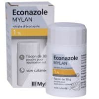 Econazole Mylan 1 % Pdr Appl Cut Fl/30Geconazole