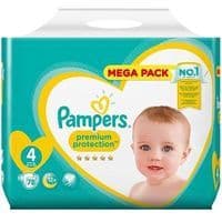Pampers Premium Couche Protection T4 8-16Kg Paquet/78