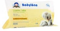 Babylena Lingettes Coton Biologique, Sachet 60 - Laboratoire Ccd
