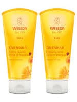 Weleda Bébé Crème Lavante Calendula Corps et Cheveux 200 Ml Lot de Deux