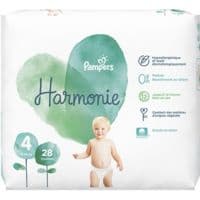 Pampers Harmonie Couche T4 Géant Paquet/28