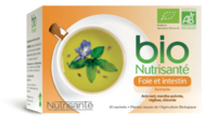 Nutrisante Infusions Bio Tisane Foie et Intestin 20 Sachets - Nutrisanté