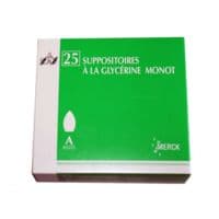 Suppositoires adulte à la Glycerine Monot