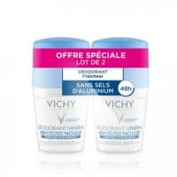 Vichy Déodorant Sans Sels D'Aluminium 48H 2 Billes/50Ml