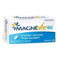 Magnevie B6 100 Mg/10 Mg Comprimés Pelliculés Plaq/60Magnésium Citrate ; Pyridoxine Chlorhydrate - Magné B6