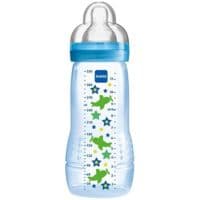 Mam Biberon Easy Active 2Ème Âge +6Mois 330Ml - Bleu Fonce - Mam Baby France
