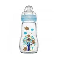 Mam Biberon Verre Bleu 260Ml - Mam Baby France