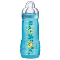 Mam Biberon Easy Active 2Ème Âge +6Mois 330Ml - Bleu - Mam Baby France