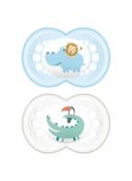 Mam Sucette Anatomique Silicone 2Ème Âge Animaux B/2 - Mam Baby France