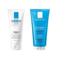 Hydreane Riche Crème Hydratante Peau Sèche à Très Sèche 40Ml+Gel Lavant 100Ml - la Roche Posay