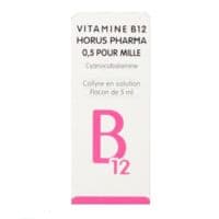 Vitamine B 12 Horus Pharma 0,5 pour Mille, Collyre en Solutioncyanocobalamine - 1 Flacon(S) Polyéthylène Basse Densité (Pebd) de 5 Ml