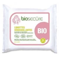 Biosecure Lingettes Démaquillantes X25 100% Coton Bio