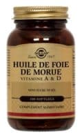 Solgar Huile de Foie de Morue, Vit A & D - Solgar France