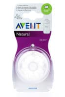 Tetine Avent Natural Debit Lent X 2