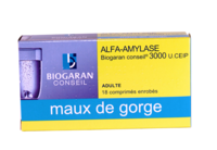 Alfa-Amylase Biogaran Conseil 3 000 U.Ceip, Comprimé Enrobéalpha-Amylase
