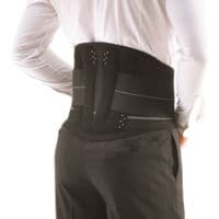 Gibaud - Ceinture de Soutien Lombaire Lombogib Double Action Noire- Taille 3 - Hauteur 26Cm