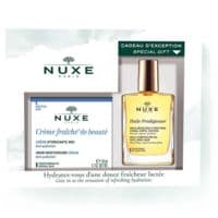 Crème Fraîche de Beauté Crème Hydratante 48H 50Ml+Huile Prodigieuse - Nuxe