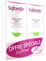 Saforelle Solution Soin Lavant Doux 2*250Ml