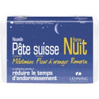 Lehning Pâte Suisse Pastilles à Sucer Bonne Nuit B/40