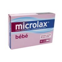 Microlax Bebe Sorbitol Citrate et Laurilsulfoacetate de Sodium, Solution Rectale en Récipient Unidosesorbitol + Sodium Citrate + Sodium Laurylsulfoacétate