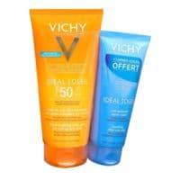 Vichy Idéal Soleil Spf50 Gel de Lait Ultra-Fondant Peau Mouillée Ou Sèche 200Ml+Après Soleil