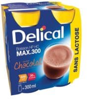 Delical Max 300 Sans Lactose, 300 Ml X 4