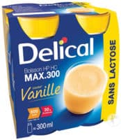 Delical Max 300 Sans Lactose, 300 Ml X 4 - Délical
