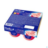 Delical la Floridine Creme Dessert Hp Hc Avec Lactose, Pot 200 G X 4 - Délical