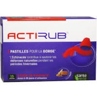 Actirub Pastilles pour la Gorge B/15 - Santé Verte