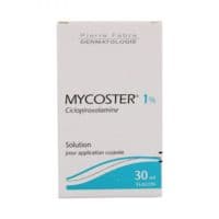 Mycoster 1%, Solution pour Application Cutanéeciclopiroxolamine