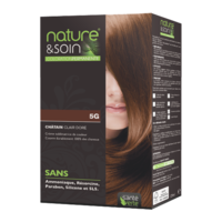 Nature & Soin Kit Coloration 5G Châtain Clair Doré - Santé Verte