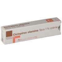 Ciclopirox Olamine Teva 1 %, Crèmeciclopiroxolamine - 1 Tube(S) Aluminium Verni de 30 G