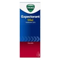 Vicks Expectorant Guaifenesine 1,33 % Adultes Miel, Siropguaïfénésine - 1 Flacon(S) en Verre Brun de 120 Ml Avec Fermeture de Sécurité Enfant Polypropylène