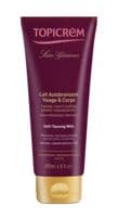 Topicrem Soins Glamours Lait Autobronzant Visage & Corps, Tube 200 Ml